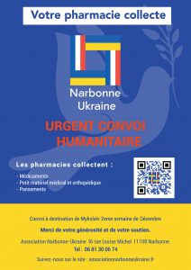 Expédition le Mercredi 13 Décembre 2023 de 2 semi-remorques à destination de la ville de Mikolaïv