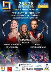 Affiche officielle "Talents d'Ukraine" 2025